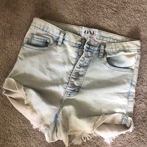 One Teaspoon High Waisted shorts